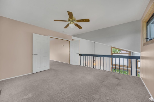 3270 E Danish Hills Cir, Salt Lake City, UT 84121 - carpeted spare room with a ceiling fan and baseboards