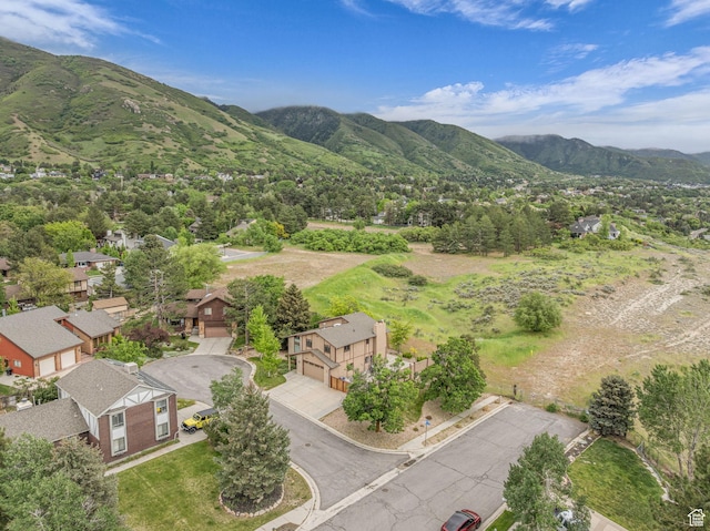 3270 E Danish Hills Cir, Salt Lake City, UT 84121 - aerial view of residential area with mountains