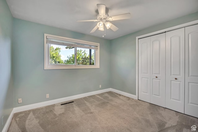 476 E 3050 N, North Ogden, UT 84414 - unfurnished bedroom with carpet flooring, baseboards, and a closet