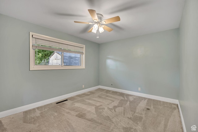 476 E 3050 N, North Ogden, UT 84414 - unfurnished room with a ceiling fan, carpet floors, and baseboards