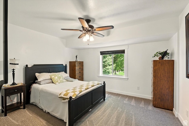 538 W 600 S, Logan, UT 84321 - carpeted bedroom featuring baseboards and a ceiling fan
