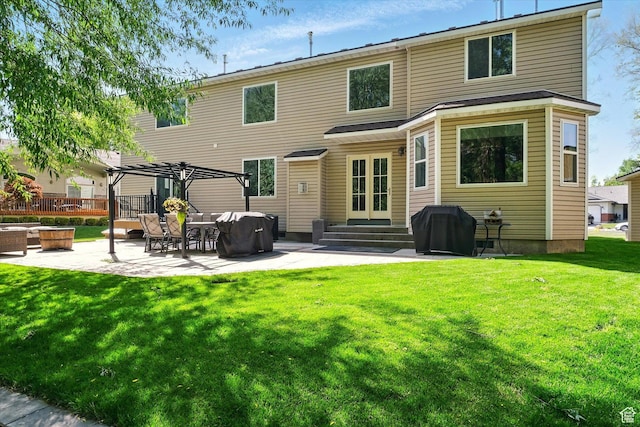 538 W 600 S, Logan, UT 84321 - back of house featuring a patio area, a yard, entry steps, and a pergola