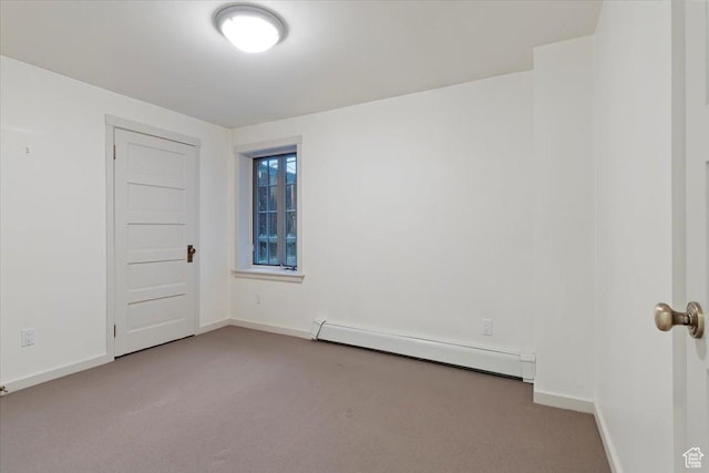 34 S Haxton Pl, Salt Lake City, UT 84102 - carpeted empty room with a baseboard radiator and baseboards
