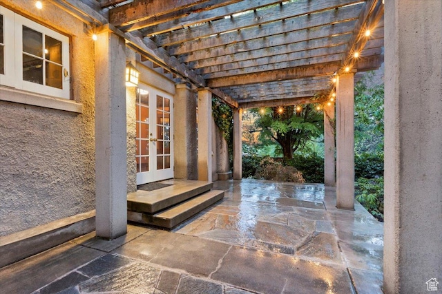34 S Haxton Pl, Salt Lake City, UT 84102 - view of patio featuring french doors
