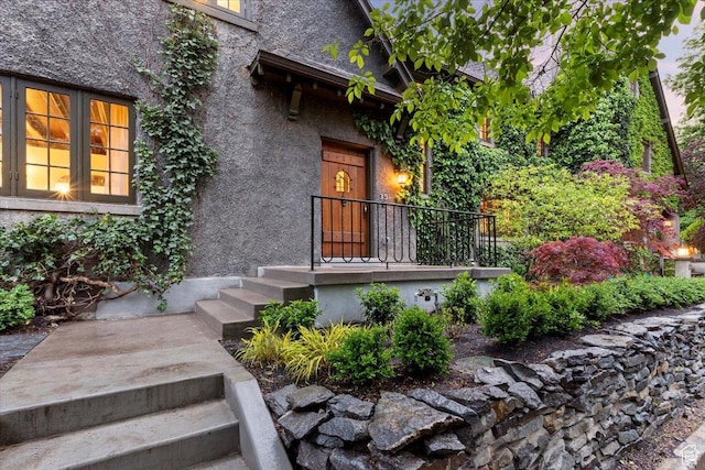 35 S Haxton Pl, Salt Lake City, UT 84102 - property entrance featuring stucco siding