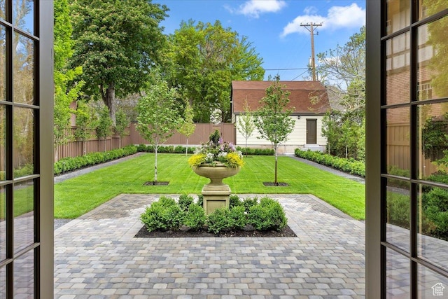 35 S Haxton Pl, Salt Lake City, UT 84102 - view of yard featuring a patio