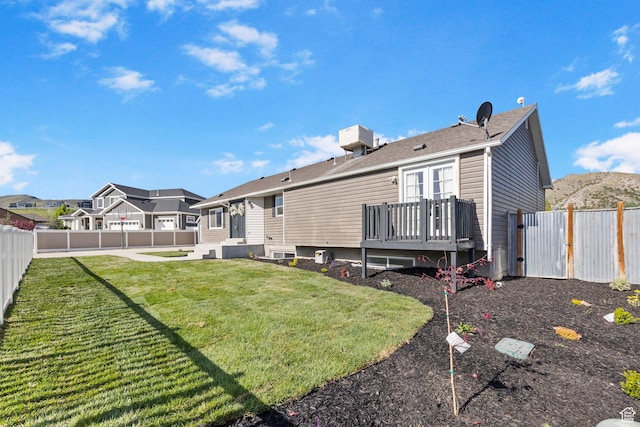 13956 S Wild Colt Cir, Herriman, UT 84096 - back of property featuring a deck and a residential view