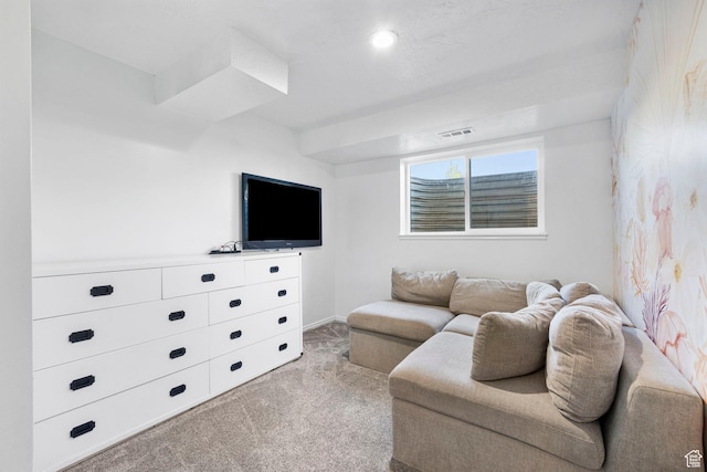 13956 S Wild Colt Cir, Herriman, UT 84096 - living room featuring carpet flooring and baseboards