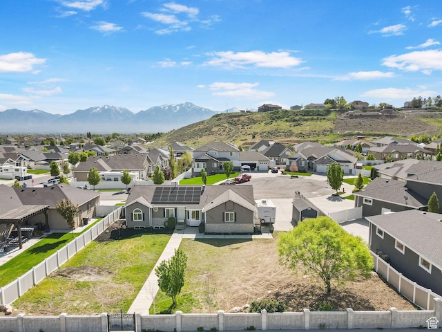 13956 S Wild Colt Cir, Herriman, UT 84096 - aerial perspective of suburban area with a mountainous background