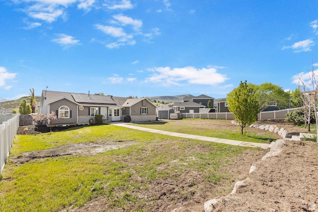 13956 S Wild Colt Cir, Herriman, UT 84096 - view of front of home with solar panels and a residential view