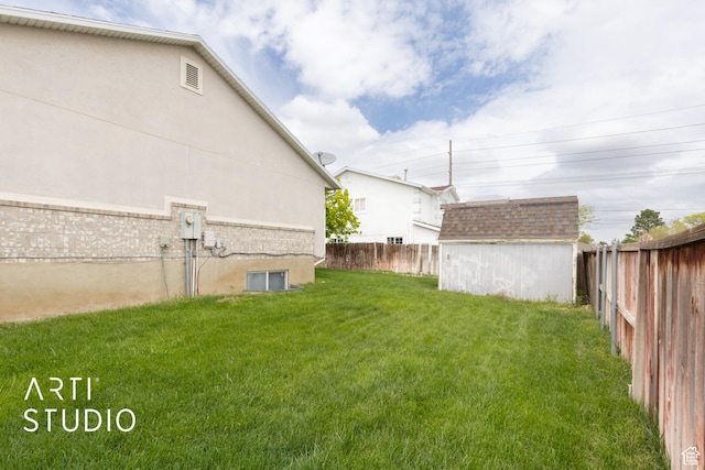 2956 W Mackay Meadows Pl, West Valley City, UT 84119 - view of yard with a storage shed and an outdoor structure