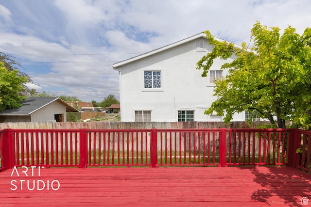 2956 W Mackay Meadows Pl, West Valley City, UT 84119 - wooden terrace with fence