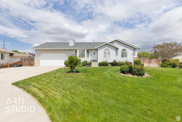 2956 W Mackay Meadows Pl, West Valley City, UT 84119 - ranch-style home featuring concrete driveway, a garage, and stucco siding