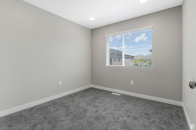 5368 W Sonova Ln S, Herriman, UT 84096 - spare room with carpet flooring, baseboards, and recessed lighting