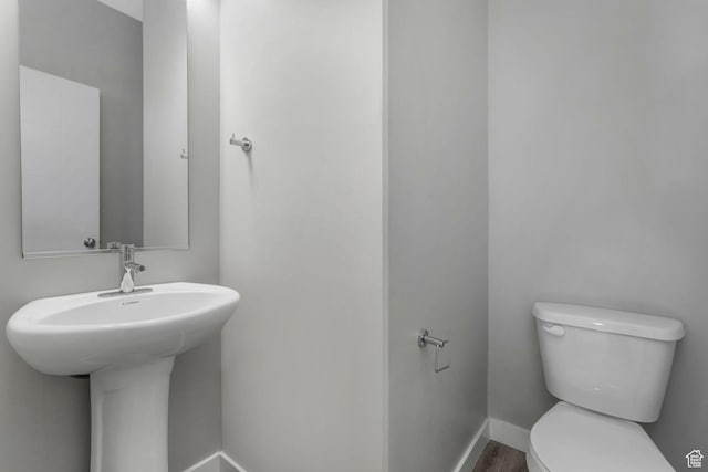5368 W Sonova Ln S, Herriman, UT 84096 - bathroom featuring toilet and baseboards
