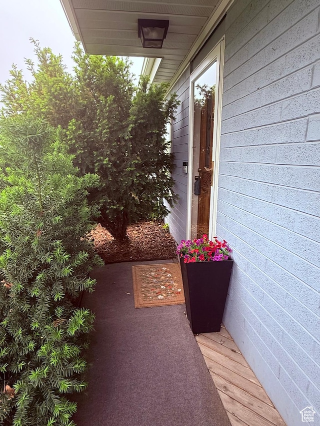 view of property entrance