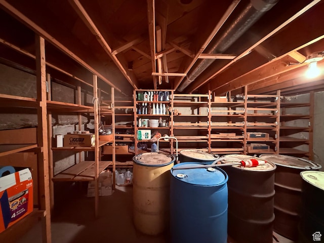 view of storage