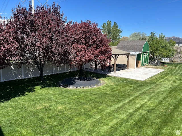 642 W 1250 S, Lehi, UT 84043 - view of yard with a gazebo, a patio, and an outbuilding