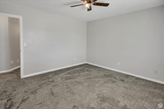 2421 N 400 E Unit M-1, North Ogden, UT 84414 - carpeted spare room featuring ceiling fan and baseboards