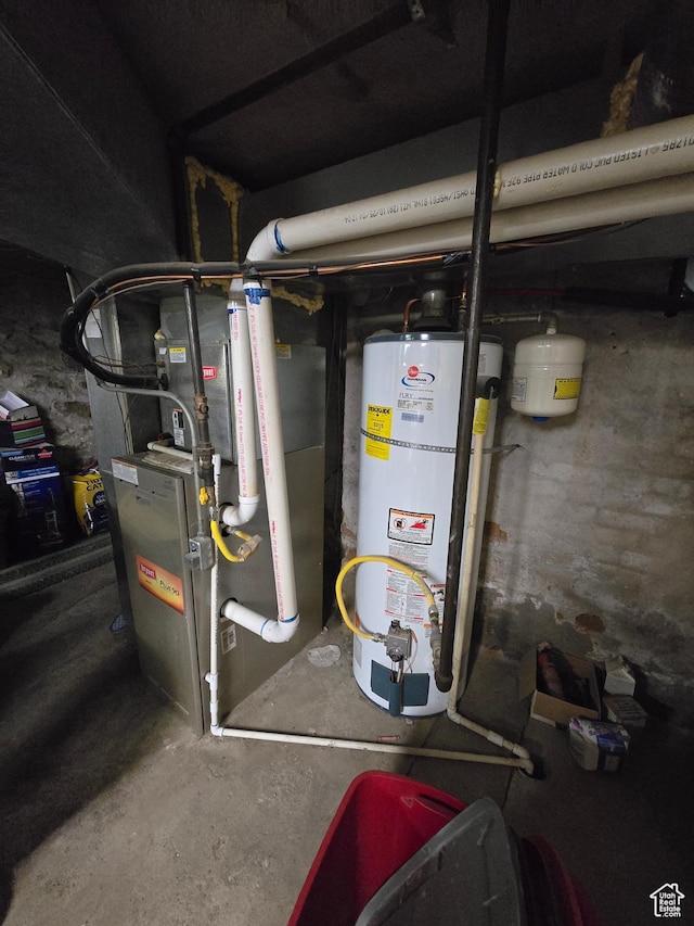 utilities featuring water heater