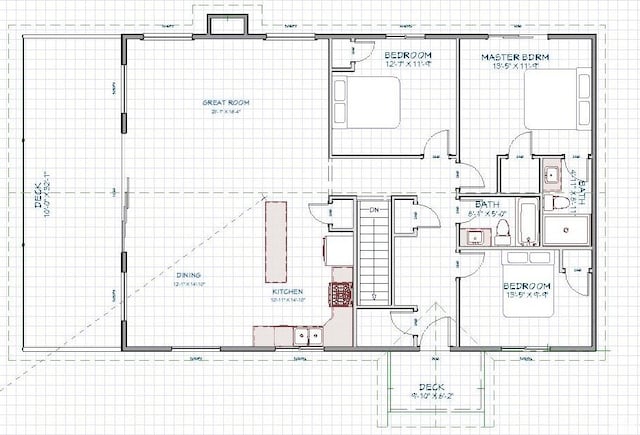 402 W Bluebell Dr, Garden City, UT 84028 - home floor plan