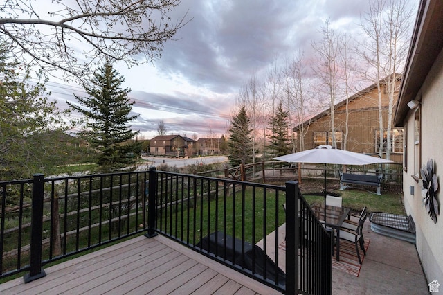 1267 E Foxcrest Ct, Park City, UT 84098 - view of wooden terrace