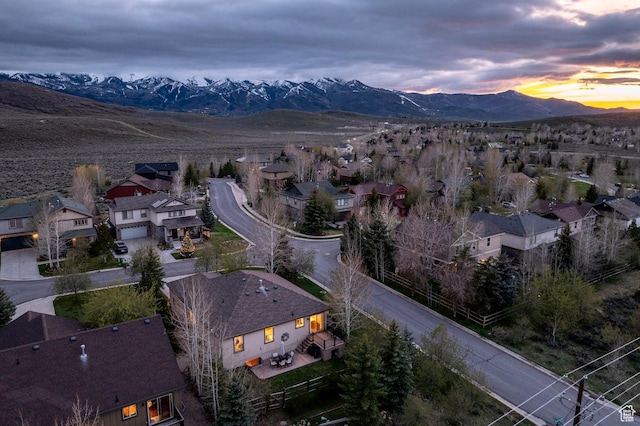 1267 E Foxcrest Ct, Park City, UT 84098 - aerial view of property's location with mountains and nearby suburban area