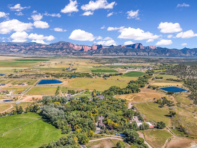305 S Rachel Ln, New Harmony, UT 84757 - aerial view of a water and mountain view