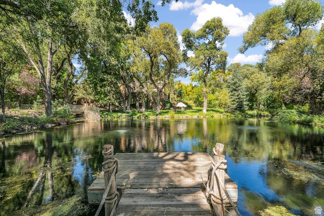305 S Rachel Ln, New Harmony, UT 84757 - dock area with a water view