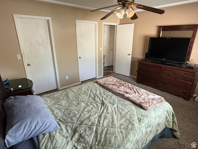 246 W Inauguration Rd S, Draper, UT 84020 - bedroom featuring carpet floors and a ceiling fan