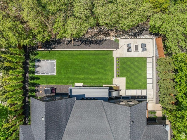 view from above of property