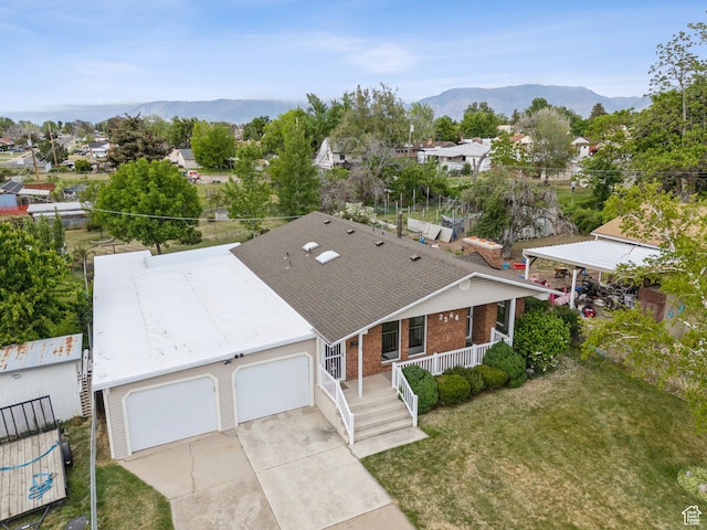 2268 W 5300 S, Roy, UT 84067 - aerial view of residential area featuring mountains