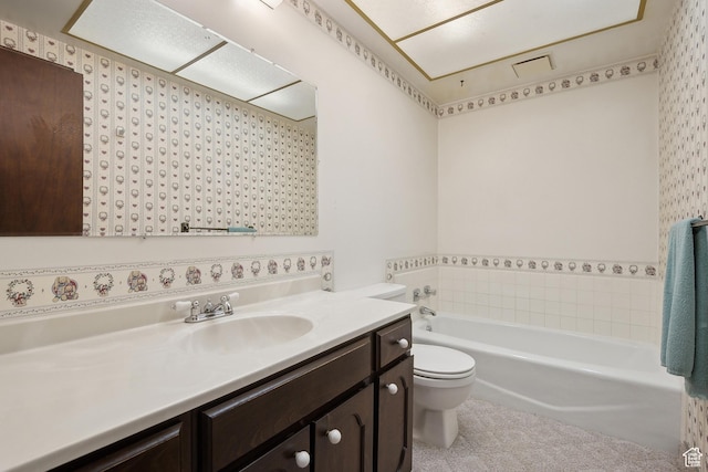 2268 W 5300 S, Roy, UT 84067 - full bath featuring a garden tub, vanity, and toilet