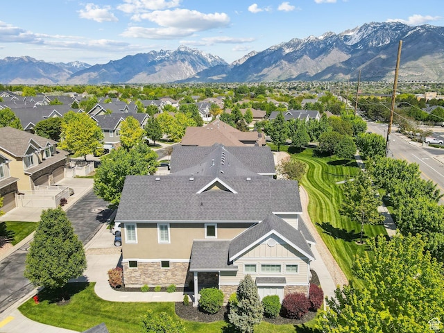 82 E Danta Dr S, Draper, UT 84020 - aerial view of residential area featuring mountains