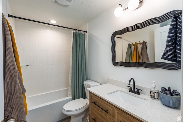 57 S Sterling Way, Vineyard, UT 84059 - full bath featuring vanity, toilet, and shower / bathtub combination with curtain