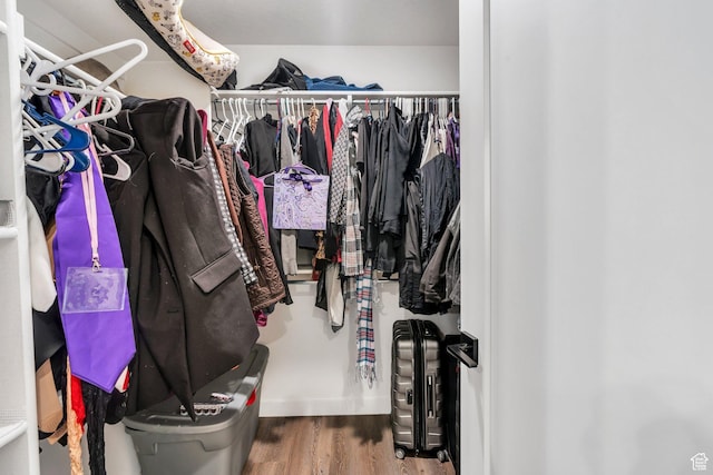 1218 S Sawmill Blvd Unit 1-106, Heber City, UT 84032 - walk in closet with wood finished floors