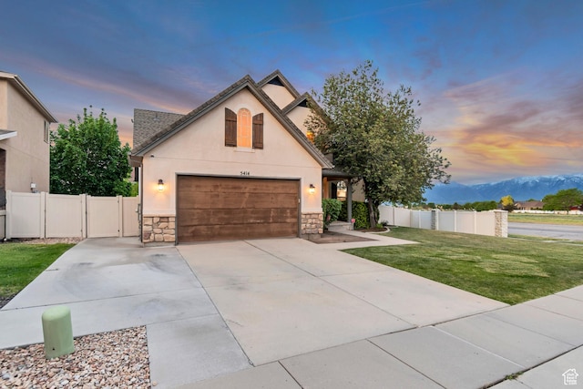 5414 W Island Creek Dr S, West Jordan, UT 84081 - french provincial home with stone siding, stucco siding, and driveway