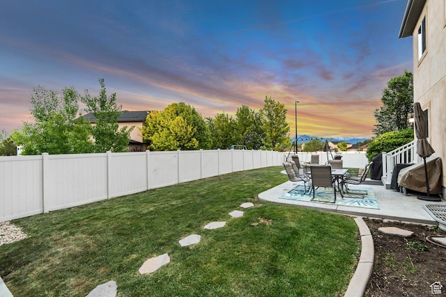 5414 W Island Creek Dr S, West Jordan, UT 84081 - view of yard featuring a patio