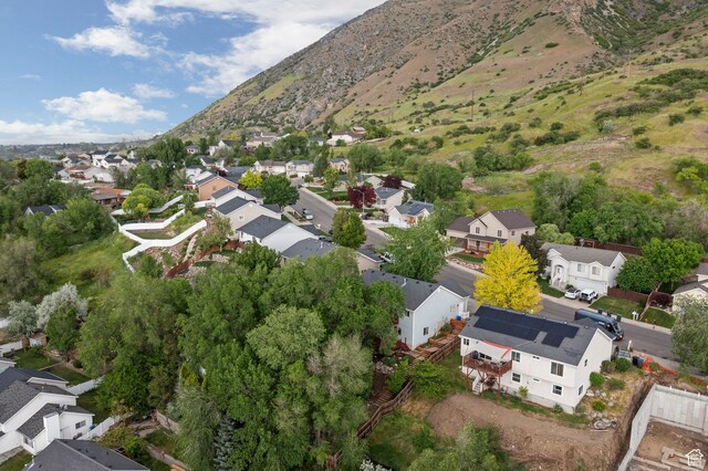 2142 Alaska Ave, Provo, UT 84606 - aerial perspective of suburban area featuring mountains