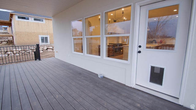 view of deck