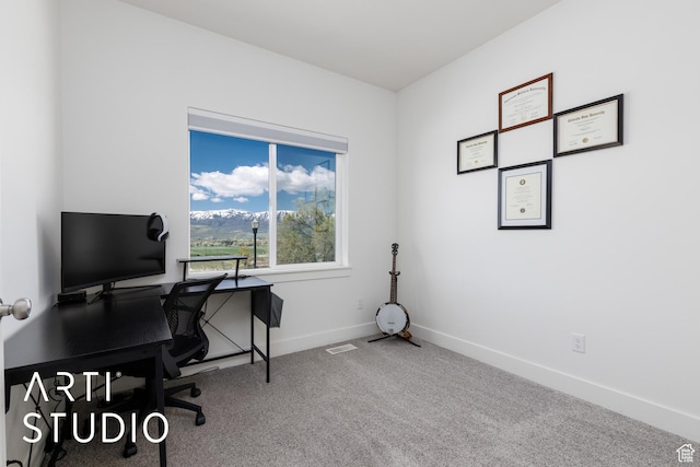 752 N Sunset Dr, Morgan, UT 84050 - office with carpet flooring and baseboards