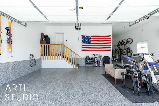 752 N Sunset Dr, Morgan, UT 84050 - garage featuring a garage door opener
