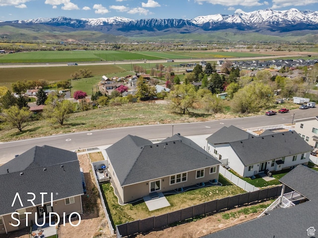 752 N Sunset Dr, Morgan, UT 84050 - aerial view of sparsely populated area with a mountainous background