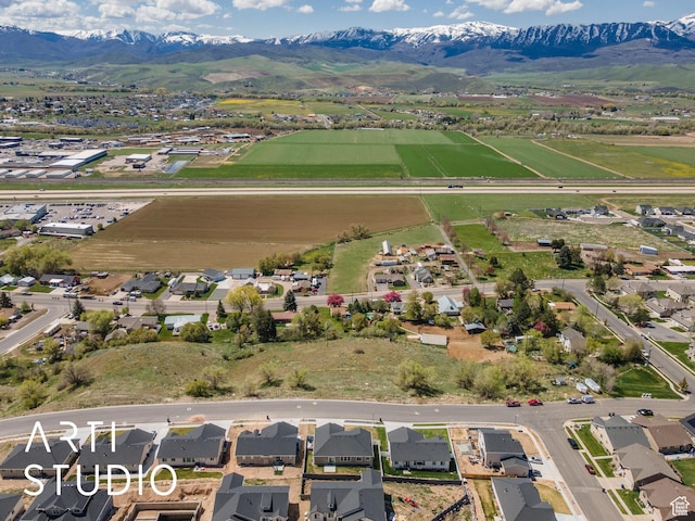 752 N Sunset Dr, Morgan, UT 84050 - aerial perspective of suburban area with a mountainous background