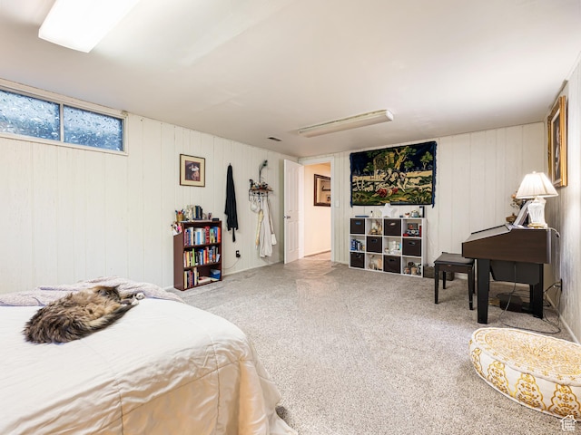 450 W Chokecherry Cir, Orem, UT 84058 - carpeted bedroom with wooden walls