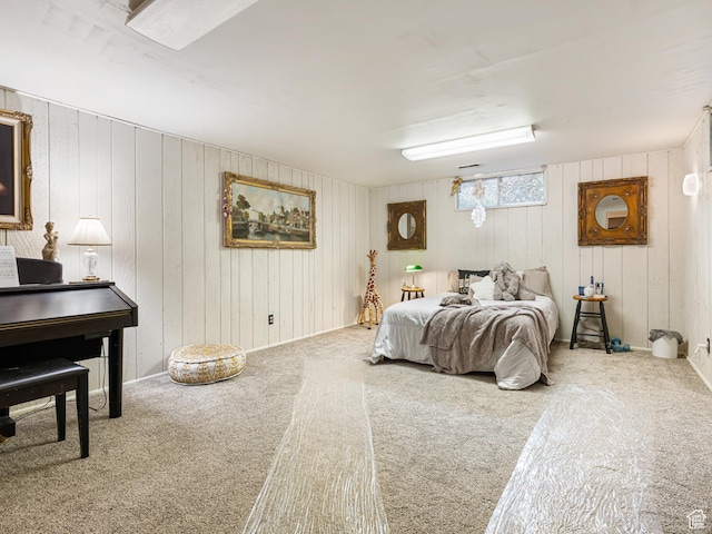 450 W Chokecherry Cir, Orem, UT 84058 - carpeted bedroom featuring wooden walls