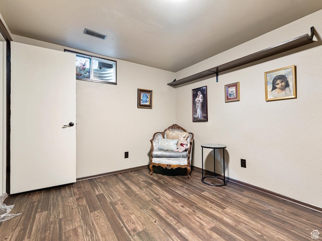 450 W Chokecherry Cir, Orem, UT 84058 - sitting room with wood finished floors and baseboards