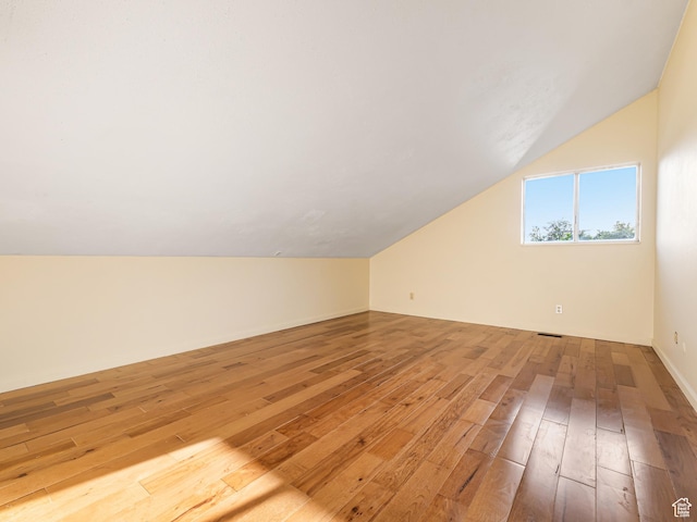 450 W Chokecherry Cir, Orem, UT 84058 - bonus room with vaulted ceiling and light wood-type flooring