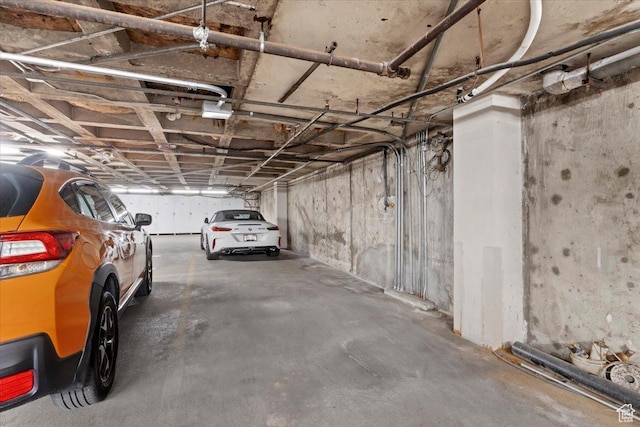 view of parking deck