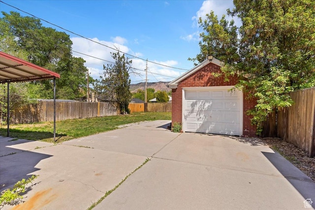 3214 Porter Ave, Ogden, UT 84403 - detached garage with concrete driveway